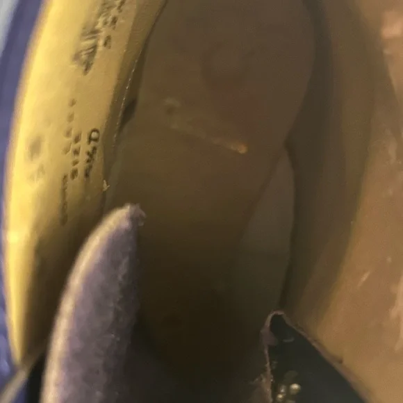 Purple Vintage Lace Up Lady Justin Ropers - Picture 5 of 5